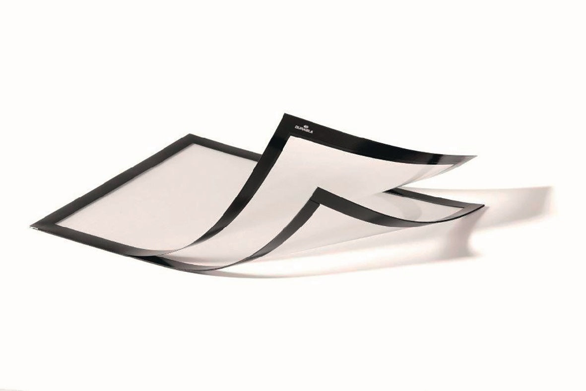 DURABLE Magnetrahmen DIN A4 schwarz magnethaftend 2 Stück pro Beutel