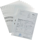 DURABLE Prospekthülle PREMIUM glasklar für Format A4, 235x15 mm, mit Lochrandverstärkung
