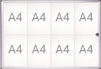 8 = 4 x 2 / 930 mm / 651 mm