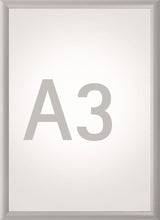 MAUL Klapprahmen DIN A4 aluminium eloxiert – B1 zertifizierter Wechselrahmen