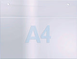 Twinco Solution Wandprospekthalter DIN A4 hoch aus transparentem Acryl