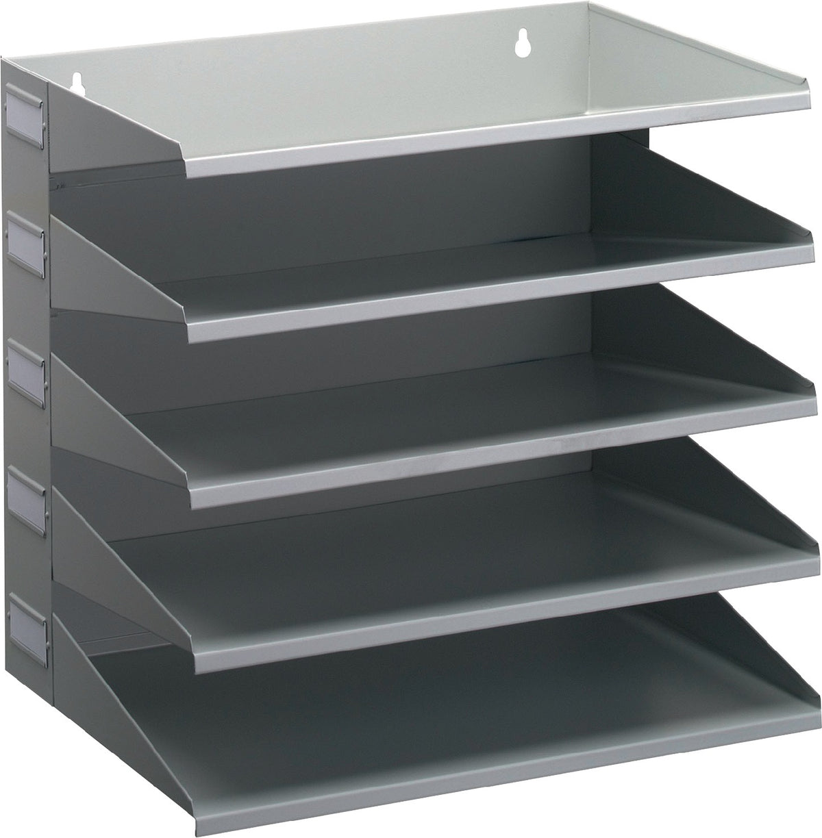 DURABLE Sortierstation 5 Fächer, Stahlblech lichtgrau RAL 7035, 330x360x250 mm