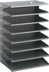 DURABLE Sortierstation 5 Fächer, Stahlblech lichtgrau RAL 7035, 330x360x250 mm