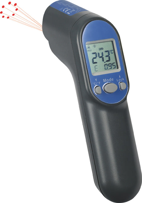 TFA Infrarotthermometer -33 bis +500 °C mit Kreislaser und Thermoelementeingang