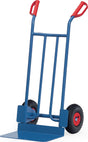 FETRA Sackkarre Schaufel 300x480 mm, 250 kg, Luftbereifung, brillantblau