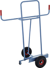 PROMAT Plattenkarre 350 kg – Profi-Transportkarre für Holz- und Kunststoffplatten, taubenblau