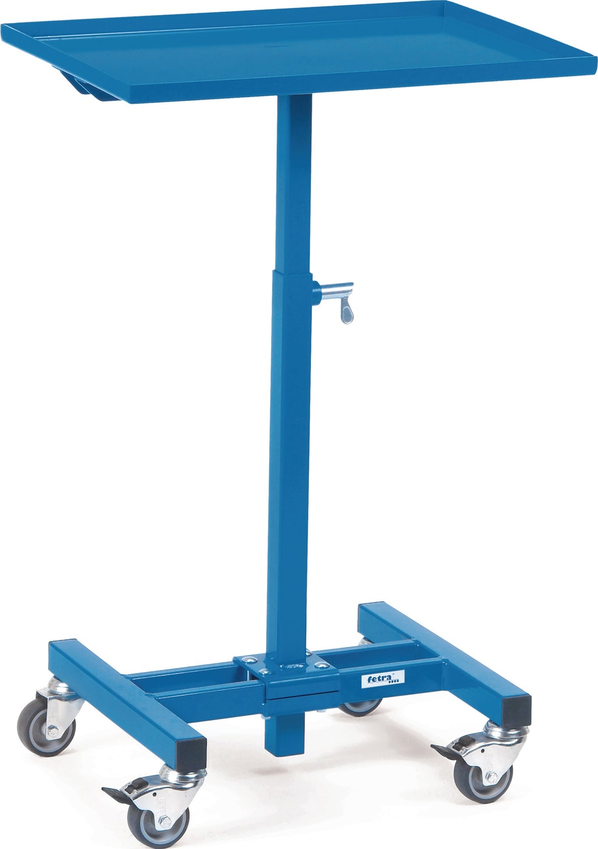 FETRA Materialständer fahrbar – 605 x 405 mm, höhenverstellbar 524–774 mm, 150 kg