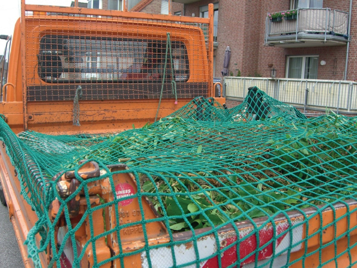 SPANSET Abdeck- und Ladungssicherungsnetz 1,60 x 1,30 m mit Klemmschlosszurrgurten