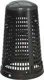 VAR Korbständer D525xH880mm Polypropylen schwarz mit grauem Deckel für 120 l Säcke