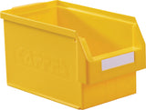 RASTERPLAN Sichtlagerkasten 500x300x250 mm aus PE, grün, schlagfest und temperaturbeständig