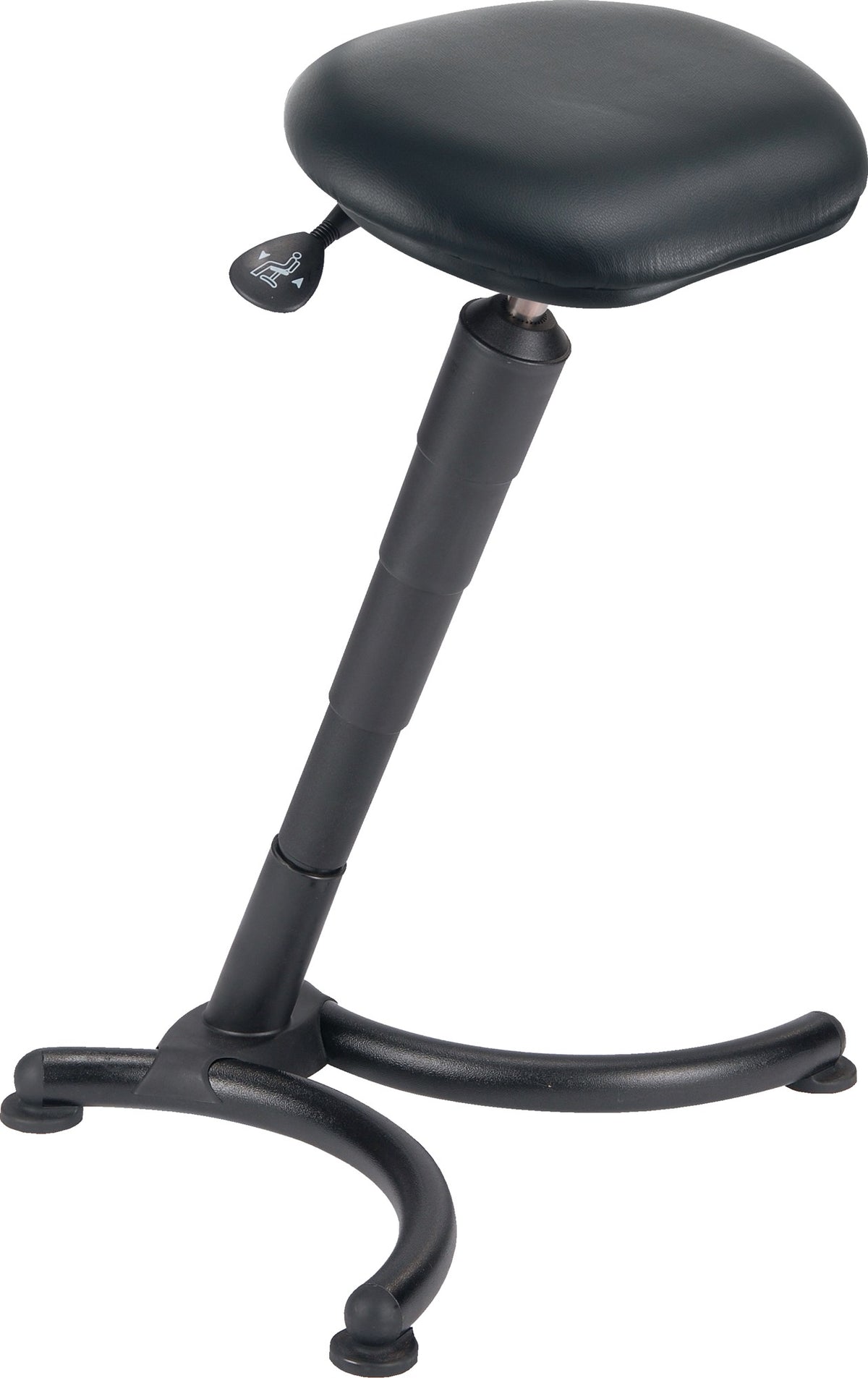 MEY Stehhilfe PU-Schaum Sitzhöhe 620-830 mm Stahlrohr schwarz