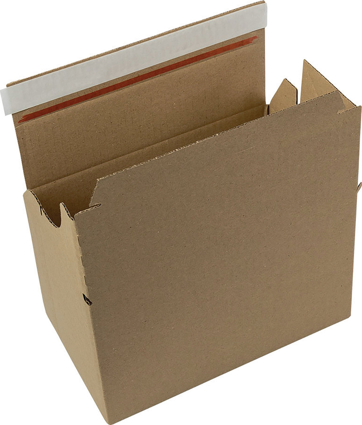 Automatikkarton Wellpappe L237xB140xH147mm einwellig braun von TransPak