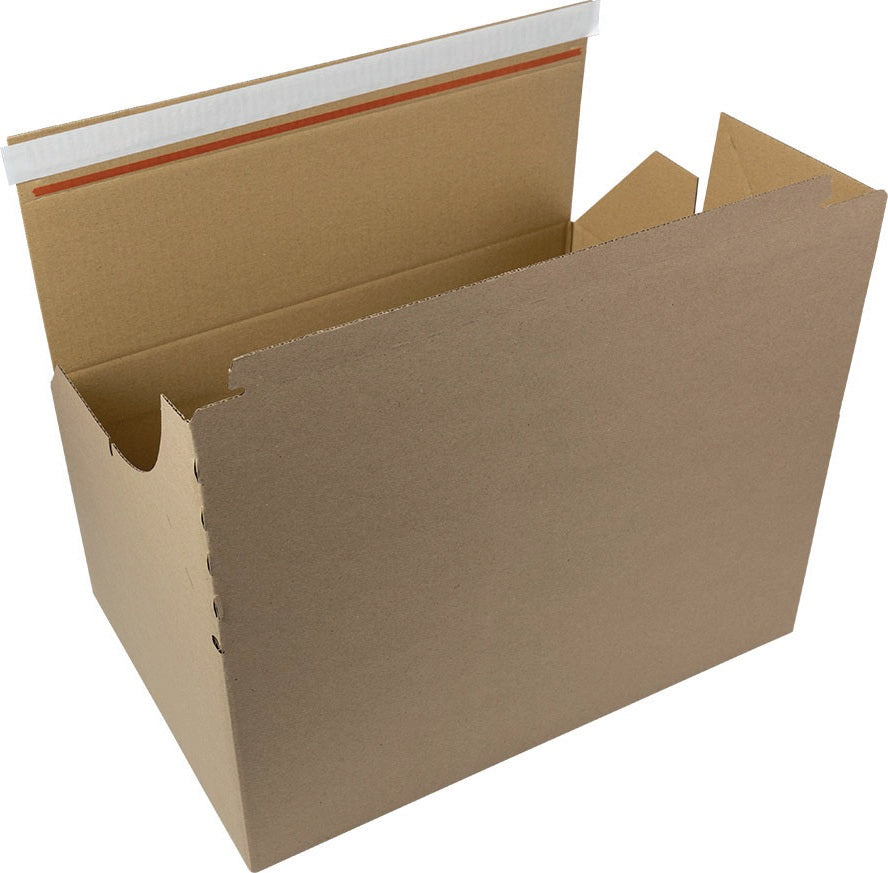 Automatikkarton Wellpappe L237xB140xH147mm einwellig braun von TransPak