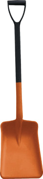 CEMO Allzweckschaufel PP orange – 350 x 260 x 80 mm, UV-stabil, D-Griff