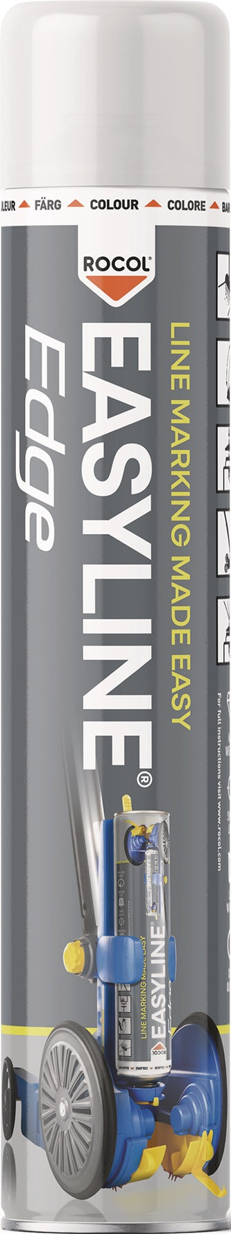 ROCOL Linienmarkierungsfarbe Easyline® Edge 750 ml weiß Spraydose – Schnelltrocknend & NSF R2