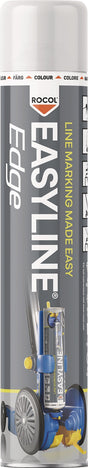ROCOL Linienmarkierungsfarbe Easyline® Edge 750 ml weiß Spraydose – Schnelltrocknend & NSF R2