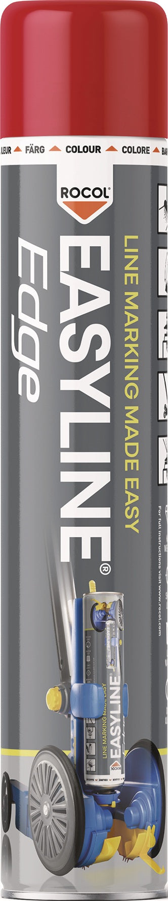 ROCOL Linienmarkierungsfarbe Easyline® Edge 750 ml weiß Spraydose – Schnelltrocknend & NSF R2