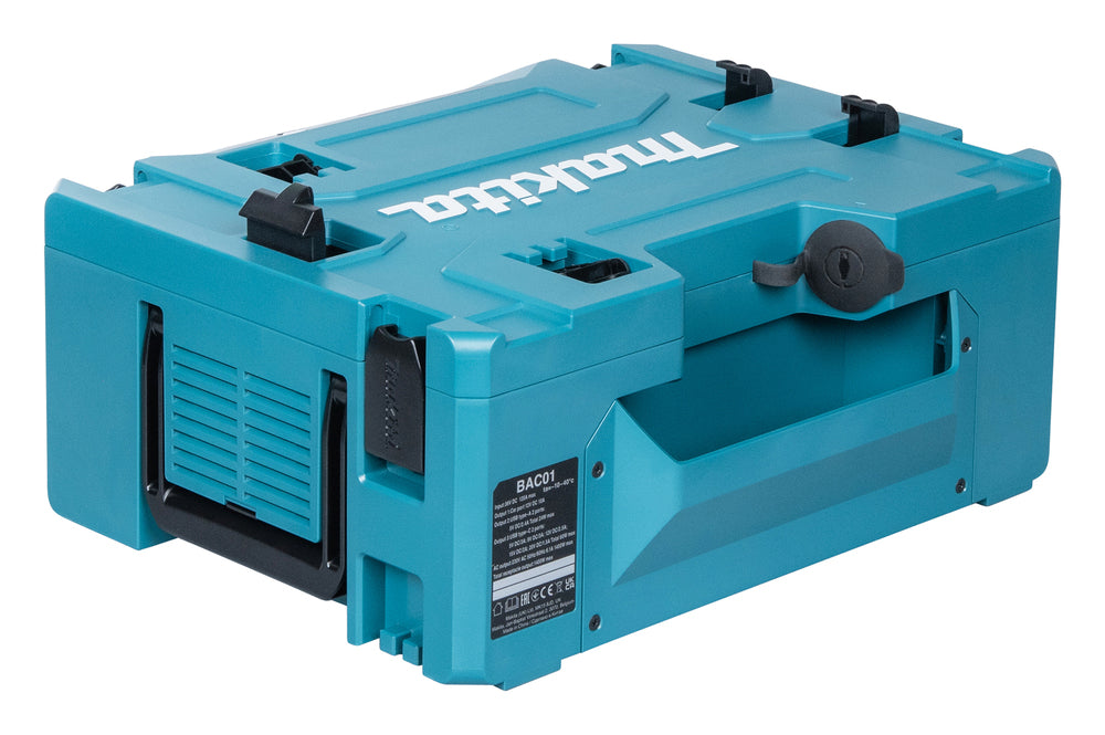 Makita Stromwandler MAKPAC | Mobile Stromversorgung für netzbetriebene Geräte - BAC01
