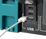 Makita Stromwandler MAKPAC | Mobile Stromversorgung für netzbetriebene Geräte - BAC01