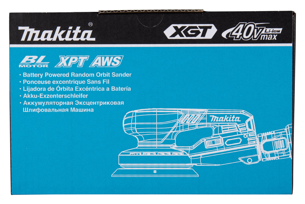 Makita Akku-Exzenterschleifer – AWS, XPT, bürstenlos, konstante Drehzahl - BO001CGZ