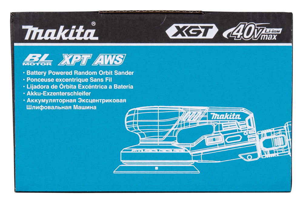 Makita Akku-Exzenterschleifer – XPT, AWS, bürstenlos, variable Geschwindigkeit - BO004CGZ