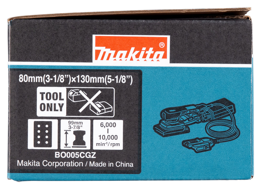 Makita Akku-Schwingschleifer/Exzenterschleifer – XPT, AWS, bürstenlos, variable Geschwindigkeit - BO005CGZ