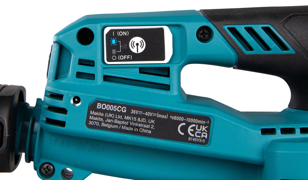 Makita Akku-Schwingschleifer/Exzenterschleifer – XPT, AWS, bürstenlos, variable Geschwindigkeit - BO005CGZ