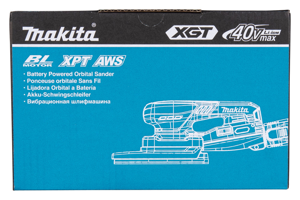 Makita Akku-Schwingschleifer/Exzenterschleifer – XPT, AWS, bürstenlos, variable Geschwindigkeit - BO006CGZ