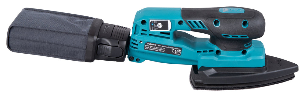 Makita Akku-Schwingschleifer/Exzenterschleifer – XPT, AWS, bürstenlos, variable Geschwindigkeit - BO006CGZ