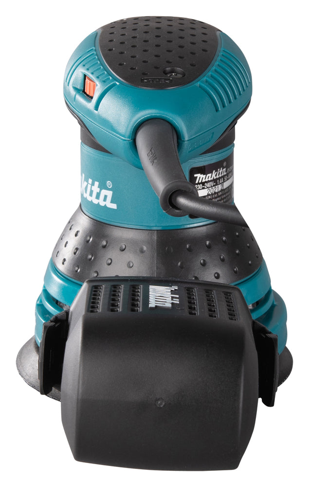 Makita Exzenterschleifer | 123 mm Schleifscheibe, gummierte Handgriffe & Staubabsaugung - BO5031J