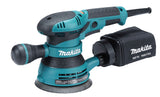 Makita Exzenterschleifer | 125 mm Schleifscheibe, 360° Zusatzgriff & variabler Drehzahlregelung - BO5041J