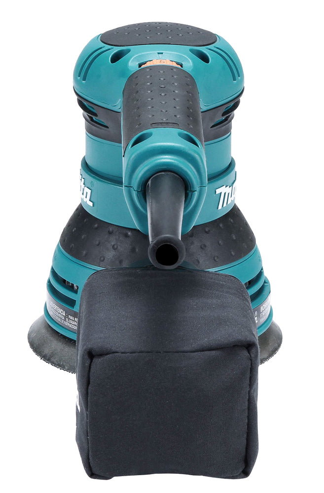 Makita Exzenterschleifer | 125 mm Schleifscheibe, 360° Zusatzgriff & variabler Drehzahlregelung - BO5041J