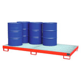 BAUER Südlohn Auffangwanne Typ AW-8 RAL 3000 Feuerrot - Art.-Nr. 4402-01-0000-2