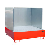 BAUER Südlohn Auffangwanne Typ AW 450/SW RAL 3000 Feuerrot - Art.-Nr. 4402-21-2000-2