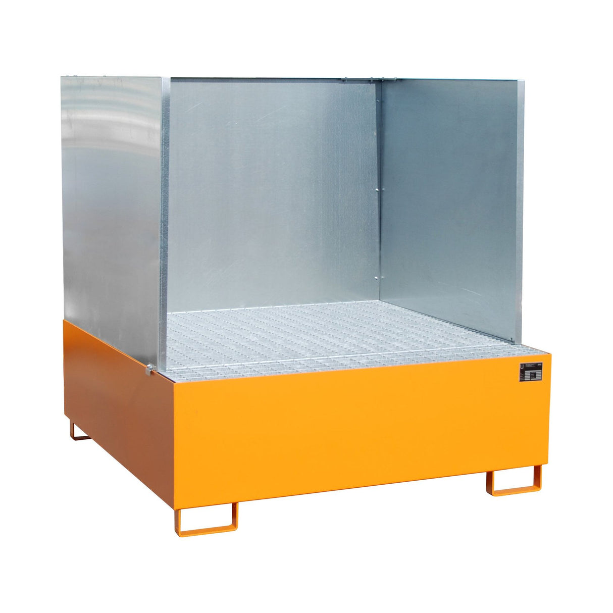 BAUER Südlohn Auffangwanne Typ AW 800/SW RAL 2000 Gelborange - Art.-Nr. 4402-22-2000-1