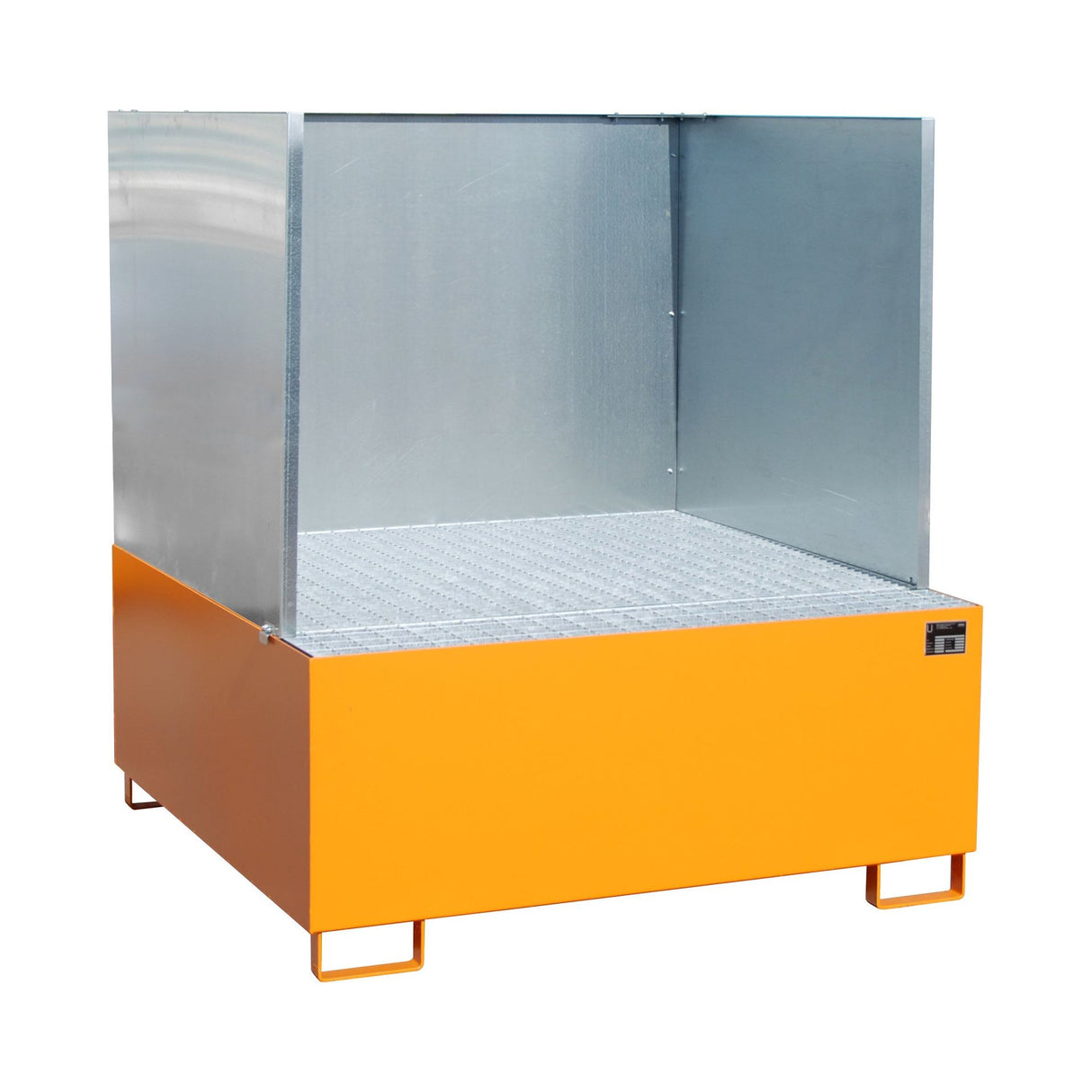 BAUER Südlohn Auffangwanne Typ AW 1000/SW RAL 2000 Gelborange - Art.-Nr. 4402-23-2000-1