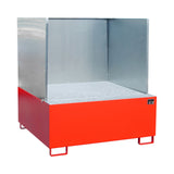 BAUER Südlohn Auffangwanne Typ AW 1000/SW RAL 3000 Feuerrot - Art.-Nr. 4402-23-2000-2