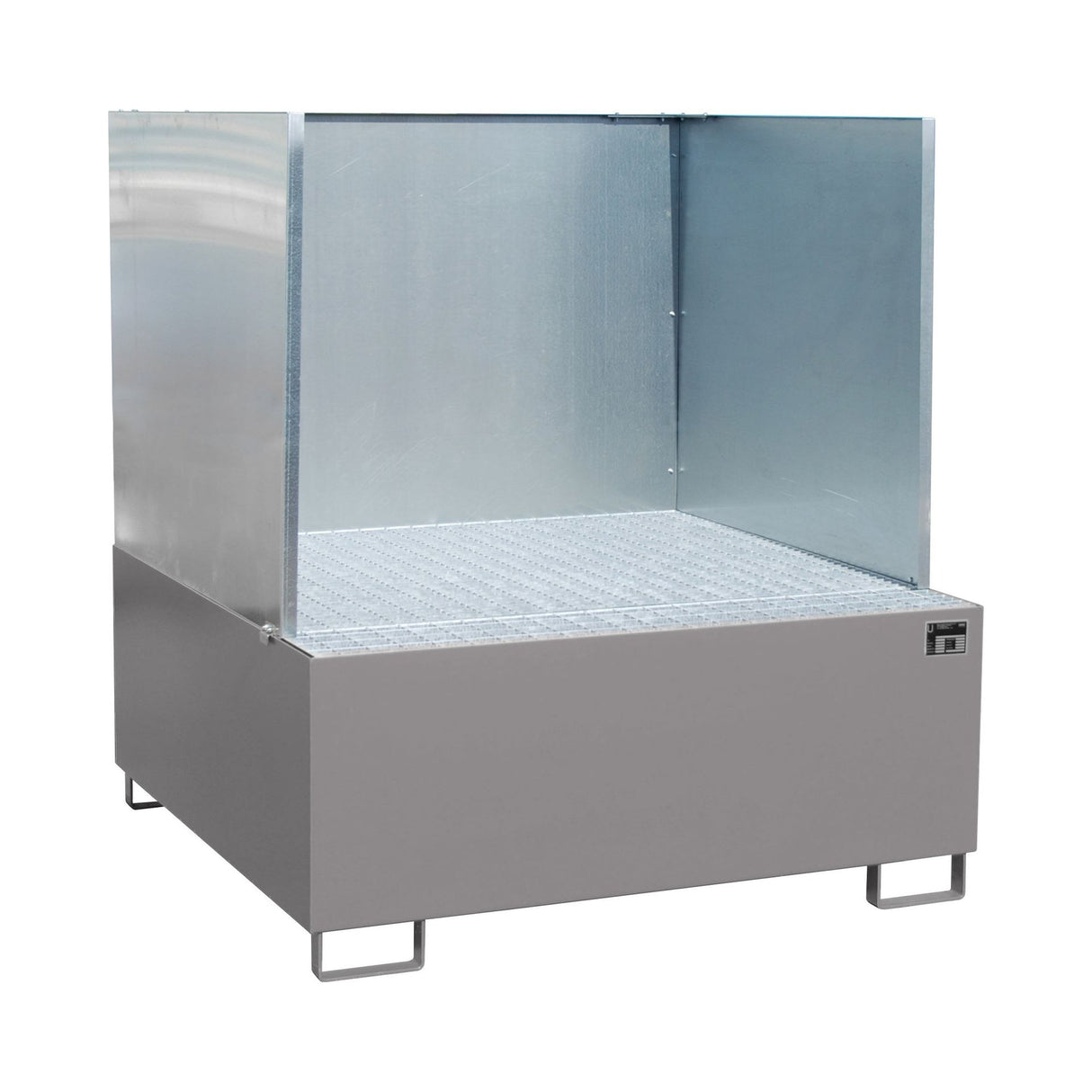 BAUER Südlohn Auffangwanne Typ AW 1000/SW RAL 7005 Mausgrau - Art.-Nr. 4402-23-2000-5