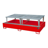 BAUER Südlohn Auffangwanne Typ AWA 1000-2 RAL 3000 Feuerrot - Art.-Nr. 4402-78-0000-2