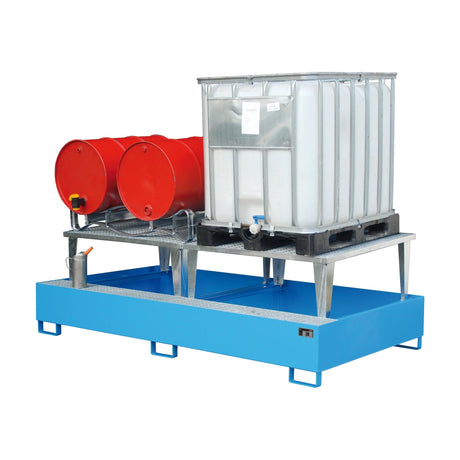 BAUER Südlohn Auffangwanne Typ AWA 1000-2 RAL 5012 Lichtblau - Art.-Nr. 4402-78-0000-3