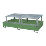 BAUER Südlohn Auffangwanne Typ AWA 1000-2 RAL 6011 Resedagrün - Art.-Nr. 4402-78-0000-4