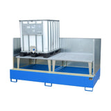 BAUER Südlohn Auffangwanne Typ AWA 1000-2/SW RAL 5012 Lichtblau - Art.-Nr. 4402-78-2000-3