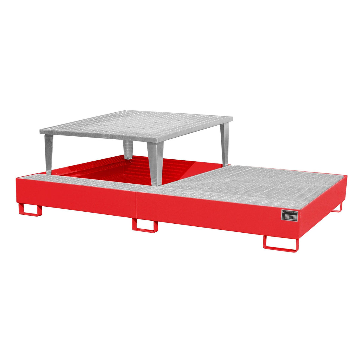 BAUER Südlohn Auffangwanne Typ AWA 21 RAL 3000 Feuerrot - Art.-Nr. 4402-80-0000-2