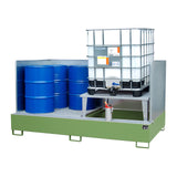 BAUER Südlohn Auffangwanne Typ AWA 21/SW RAL 6011 Resedagrün - Art.-Nr. 4402-80-2000-4