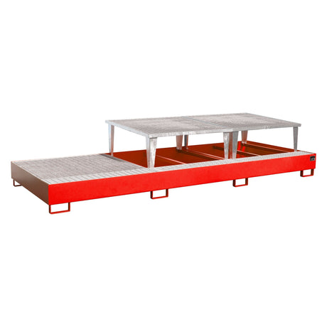 BAUER Südlohn Auffangwanne Typ AWA 32 RAL 3000 Feuerrot - Art.-Nr. 4402-82-0000-2