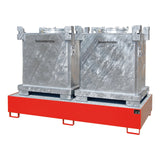 BAUER Südlohn Auffangwanne Typ AW 1000-2 RAL 3000 Feuerrot - Art.-Nr. 4402-91-0000-2