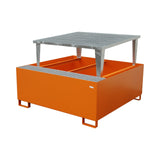 BAUER Südlohn Auffangwanne Typ AWA 1000 RAL 2000 Gelborange - Art.-Nr. 4402-96-0000-1