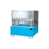 BAUER Südlohn Auffangwanne Typ AWA 1000/SW RAL 5012 Lichtblau - Art.-Nr. 4402-96-2000-3