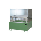 BAUER Südlohn Auffangwanne Typ AWA 1000/SW RAL 6011 Resedagrün - Art.-Nr. 4402-96-2000-4