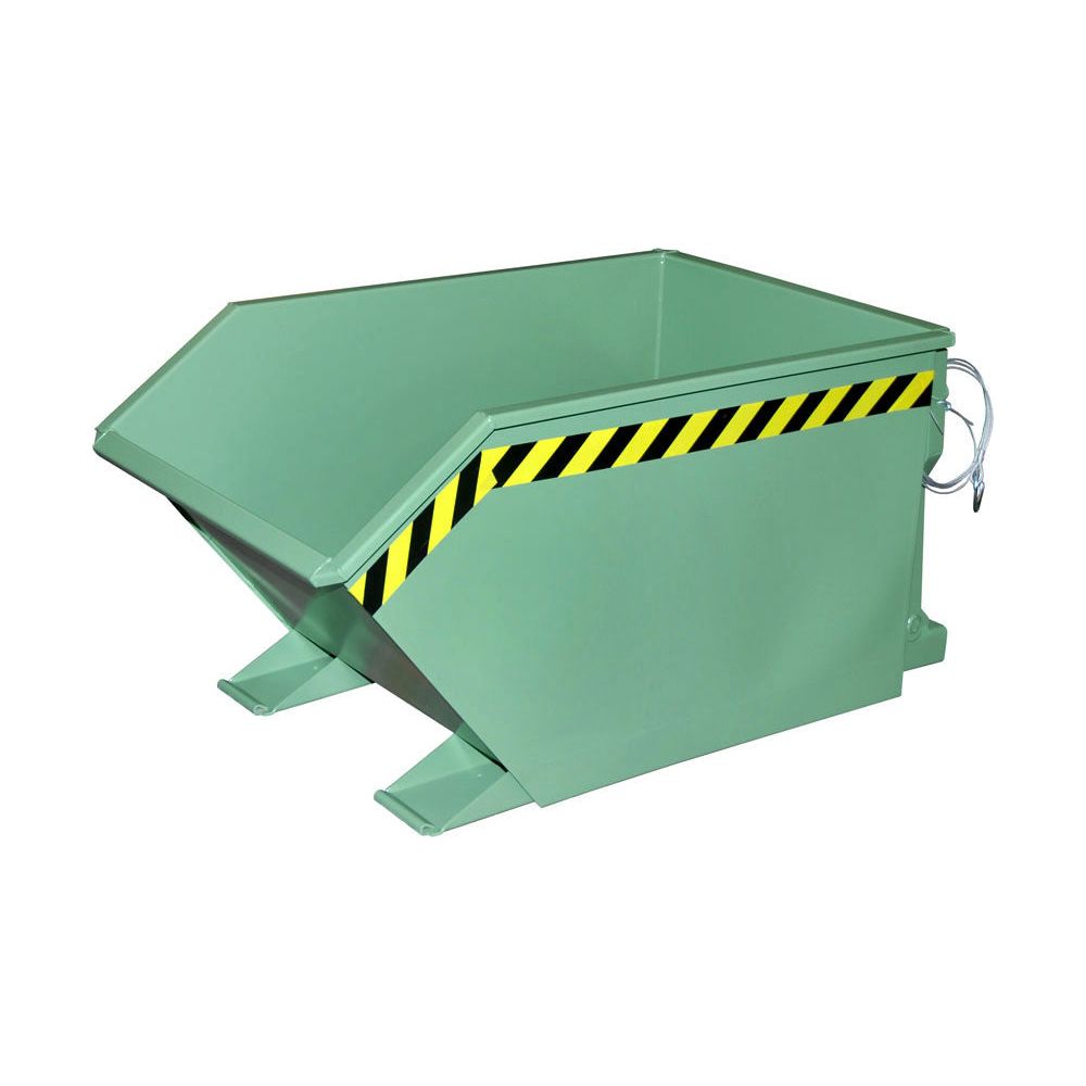 BAUER Südlohn Kippbehälter Typ GU 500 RAL 6011 Resedagrün - Art.-Nr. 4409-02-0000-4